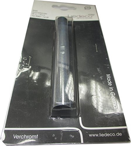 Rohr-Verbinder für 16 mm Rohr/Gardinenstange verchromt