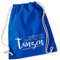 Autiga Turnbeutel Sprüche Party Feiern Heute ist EIN guter Tag zum tanzen Beutel Tasche Baumwolle blau