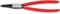 KNIPEX Pince Circlips DIN 5256 C - Alésage: 40–100mm - Pointes: 2,3mm, Droites -Longueur : 225 mm- Robuste, Forgée; Pointes Solides Antidérapantes SC - 44 11 J3 SB