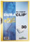 DURACLIP 30 A4 Clip Folder | Holds Up-to 30 Sheets of A4 Paper | Robust Metal Sprung Clip | Yellow Coloured Files