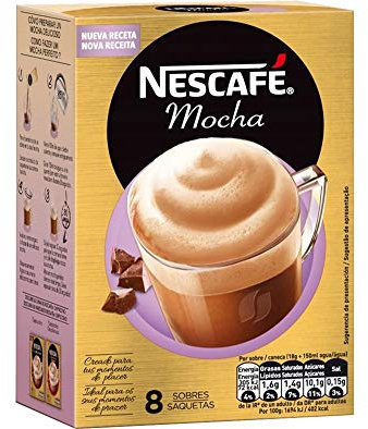 Café Nescafé Soluble Más Cremoso Vienés 8 sobres