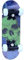 Street Kidz Grün Schädel Deck 41.9cm Double Kick Mini Skateboard