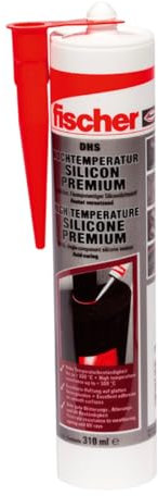 fischer Hochtemperatursilikon DHS 310ml rot