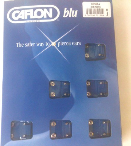 Caflon Blu White Stainless April Mini Birthstone Studs, 0.07 kg