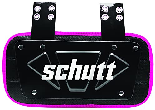 Schutt Sports Varsity Backplate, Black/Neon Pink