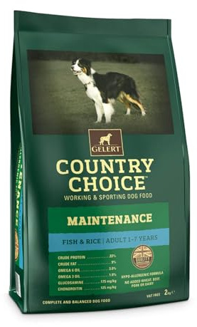 Gelert Country Choice Maintenance White Fish & Rice 2kg