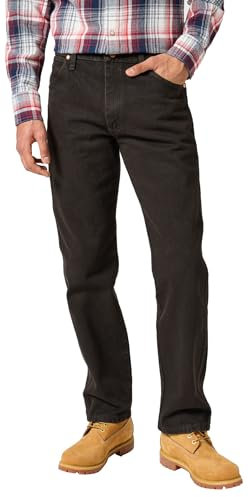 Wrangler Herren Jeans 13MWZ, Original Regular Bootcut Fit, Straight Leg, Black Chocolate, 36W / 34L