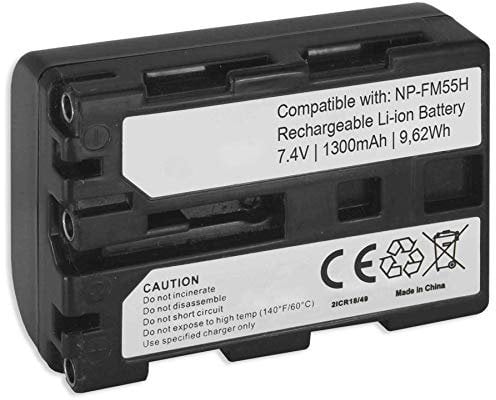 Ersatz-Akku NP-FM50, FM55H kompatibel mit Sony Cyber-Shot DSC-F707, F717, F828, R1, S30, S50... (Siehe Liste)