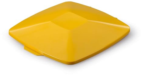 Durable 1801621030 Deckel Durabin Lid Square für 40 Liter, gelb