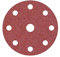 MioTools Fox Klett-Schleifscheiben, 150 mm, 9-Loch, f. Exzenterschleifer, Normalkorund (50 Stk.) K80