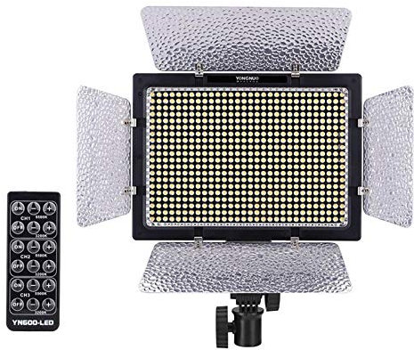 Yongnuo - YN-600 600 LED Studio- und Videoprojektor + AC Ladegerät Adapter