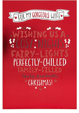 Hallmark Weihnachtskarte für EhefrauAll My Love Medium, M