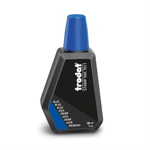 Trodat 7011 Stempelfarbe, 28 ml, blau
