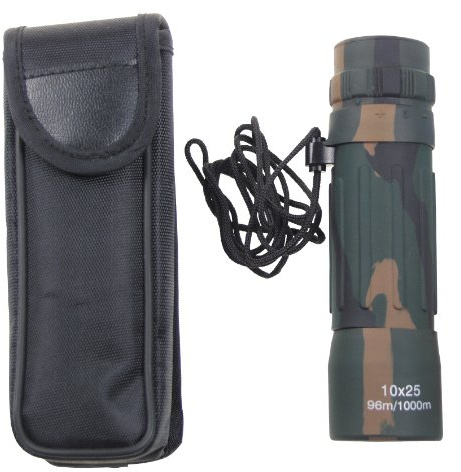 MFH Monocular, woodland, 10 x 25