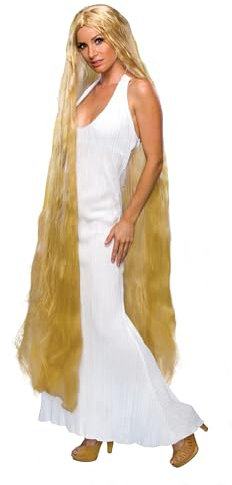 Rubie's Official Lady Godiva Perücke, für Erwachsene, lang, blond, Einheitsgröße Halloween