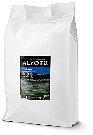 AL-KO-TE, Leistungsfutter für Störe, Frühjahr bis Herbst, Sinkende Pellets, 6 mm, Störfutter, 25 kg