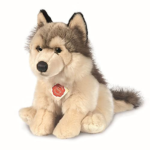 Teddy Hermann 92738 Wolf sitzend 29 cm