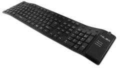 Nilox Tastiera In Silicone Nera Usb/Ps2