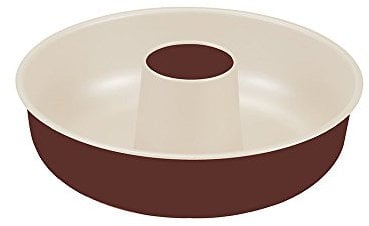 Guardini, Moule à beignets Ø 25 cm, Fond anti-goutte, Acier avec revêtement antiadhésif, Crème et Chocolat, Fabriqué en Italie, Ligne Bon Ton