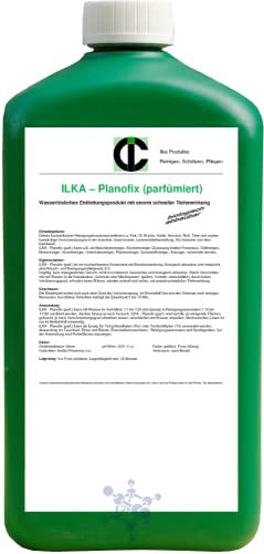 ILKA® - PLANOFIX parfümiert Universalreiniger | 1L | Reinigungskonzentrat, Maschinenreiniger, Küchenreiniger (Zulassung Fresenius), Motorreiniger, Grundreiniger | frisch duftend