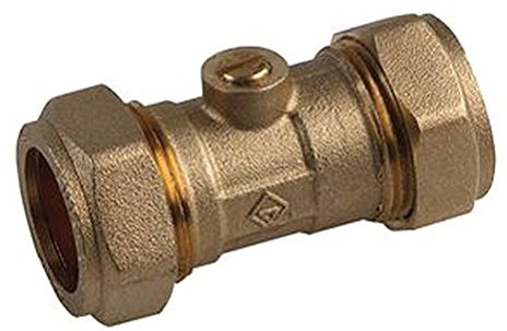 isolierventil, Messing 15 mm Ventile hydraulisch – Absperrventil, messing, 15 mm