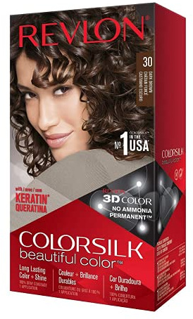 Revlon Colorsilk Haircolor, Dark Brown, 10 Ounces by Revlon