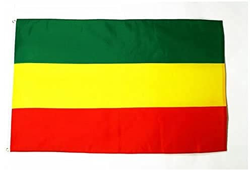 AZ FLAG - Flagge Äthiopien Ohne Wappen - 150x90 cm - Äthiopien Fahne 100% Polyester mit Messing-Ösen - 110g