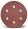 MENZER Red Klett-Schleifscheiben, 225 mm, 6-Loch, f. Trockenbauschleifer, Normalkorund (25 Stk.) K40