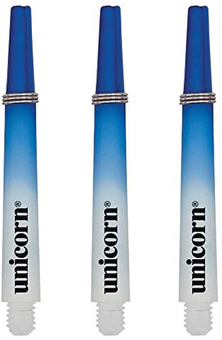 Unicorn Gripper 3 Two-Tone Schaft, kurz, kleines Gewinde, blau/weiß, Short 34.4 mm