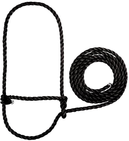 Weaver Leather Black Poly Rope Calf Halter by Weaver Leather