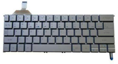 Acer Keyboard (English) Silver Win8 Backlit, NK.I1113.00T (Silver Win8 Backlit)