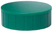 Magnet Maulsolid, rund, Kraftmagnet, bruchsicherer Kunststoff, 2500 g Haftkraft, 38 x 15,5 mm, grün, 6163955