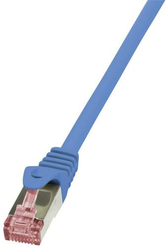 LogiLink CQ2056S CAT6 S/FTP PIMF PrimeLine Patch Cable, 2 Meter Length, Blue, Blue, 2 Meter Length