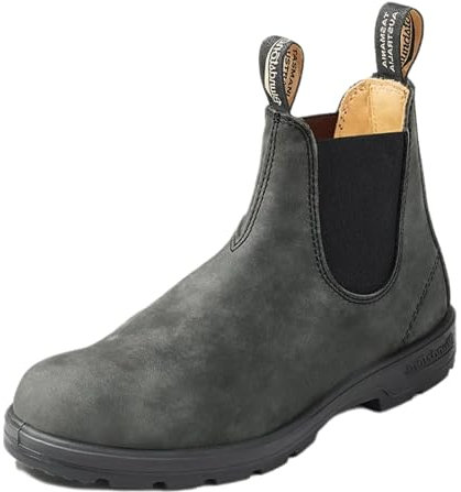 Blundstone Classic 587, Stivaletti Uomo, Nero Rustic Black, 47 EU