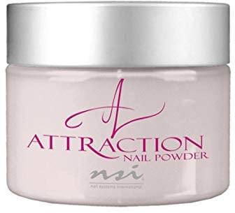 NSI 'Attraction', acrylic nail powder, peach blush, opaque