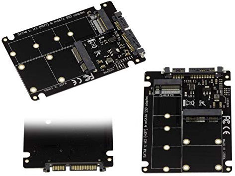 KALEA-INFORMATIQUE Adaptateur pour SSD M2 NGFF SATA B ou B+M Key et/ou SSD mSATA vers SATA