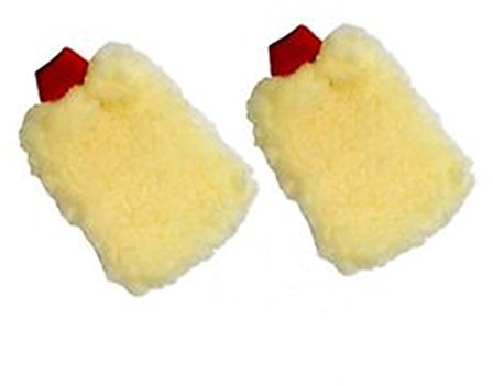 Rouge Manchette Gant de toilette X5