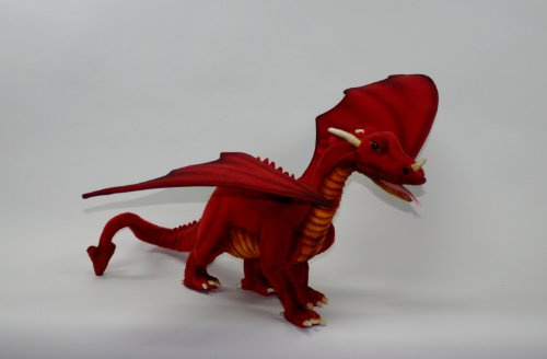Hansa Plüschtier Drache, 38 cm, 70 cm hoch