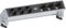 Bachmann Steckdosenleiste Schutzkontakt Desk, 902202, Schwarz, Weiß