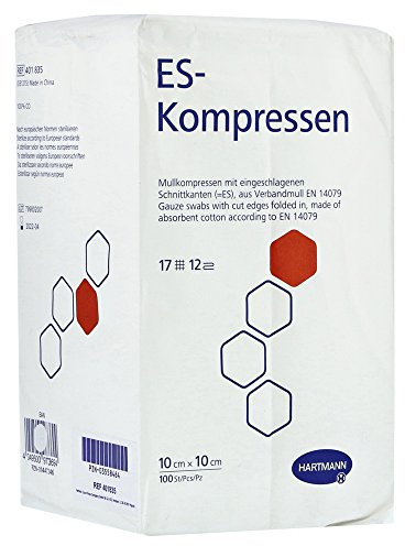 ES-Kompressen Unsteril 10x10 cm 12fach CPC