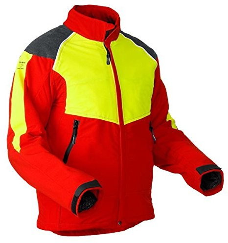 Pfanner Schnittschutz Jacke Baumpfleger Klasse 1, Farbe:rot, Größe:S