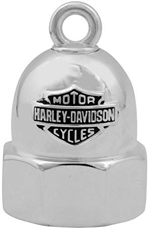 Harley-Davidson Bolt With Bar & Shield Logo Motorcycle Ride Bell, Silver HRB061