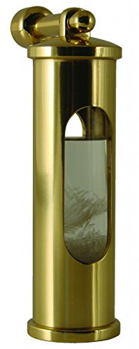 Delite E.S.Sörensen Sturmglas Messing poliert, Barometer mit Wandhalterung