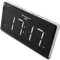 Soundmaster UR8400 - Radio Réveil avec FM-PLL et 10 Stations préréglées, Horloge Numérique LED de 1.8'', Double Alarme et Fonction Week-End, Réveil par Radio/Buzzer, Radio Portable