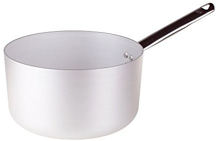 Pentole Agnelli ALMA10528 Casserole Haute avec Poignée en Acier, Aluminium, 28 cm