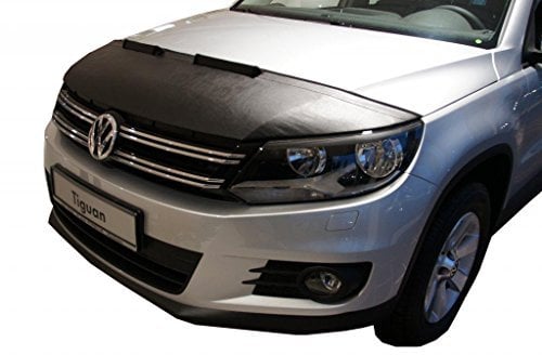AB-00255 AUTO-BRA kompatibel mit VW Volkswagen Tiguan Bj. 2007-2016 Haubenbra Steinschlagschutz Tuning Bonnet Bra