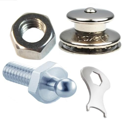 Bootskiste 20 Stück LOXX Oberteil + Gewindeschraube mit Mutter + Montageschlüssel