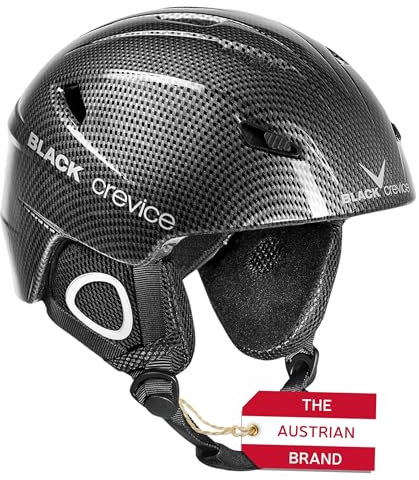 Black Crevice Skihelm Kitzbühel, BCR143764, schwarz Carbon, Gr. XS