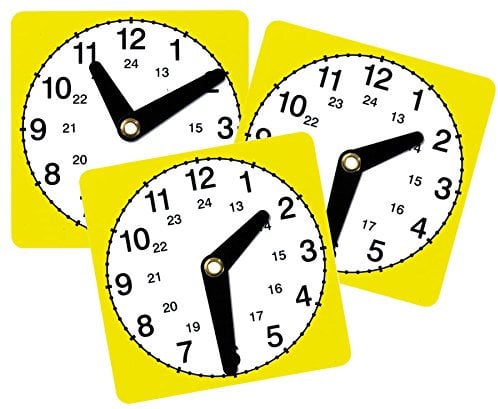 Betzold - Lernuhr 3er-Set - Uhrzeit Kinderuhr Uhr Lehrmittel Lehrmaterial