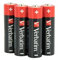 Verbatim Batterie alcaline AA Pila Stilo Aa Alkalina Blis.4 Pile